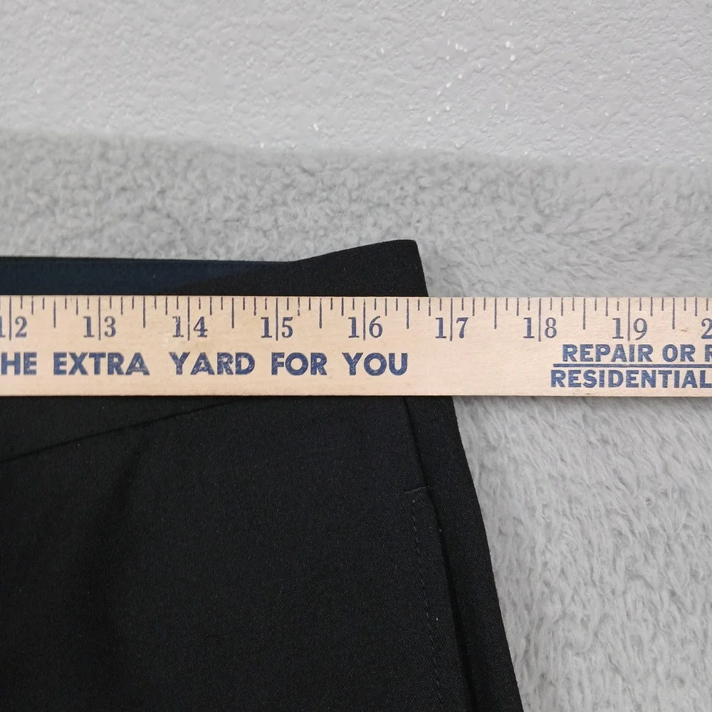 Banana Republic Stretch Dress Pants Men‎ 33x34 Black Wool Blend